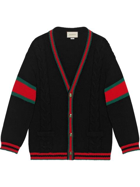 gucci cardigan juice wrld|gucci embroidered oversized cardigan.